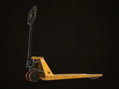 Hand Pallet Truck Low-poly 3D model