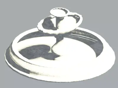 Stone Fountain 3D model