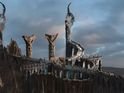 Gomorrah Garden tower 3D model