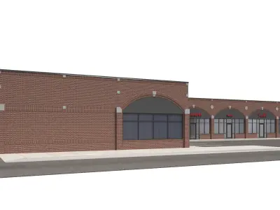 Retail-082 Retail Store 3D model