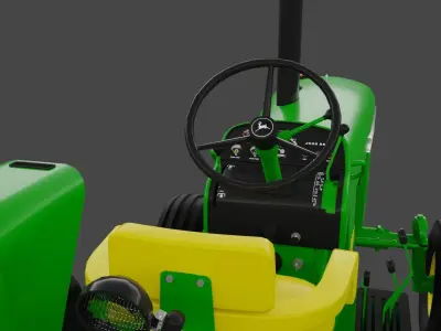 John Deere 4020 4010 4000 Synchroshift 3D model