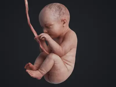  Human Fetus Animated 