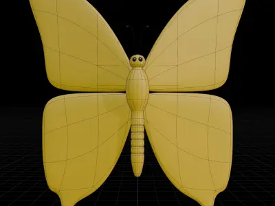 Butterfly 3D model get