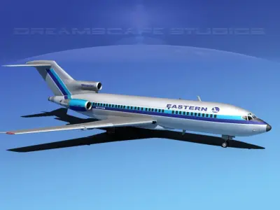 Boeing 727-100 Eastern Airlines 3 3D model