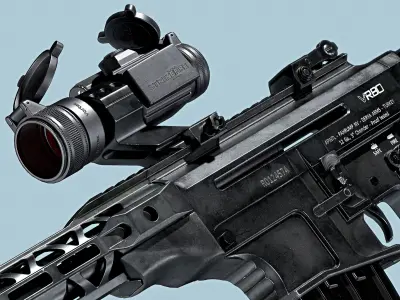 RIA VR80 shotgun Low-poly 3D model