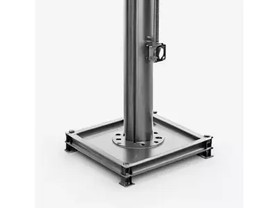 Industrial Factory Pipe Support Stand for 3D print 3D model