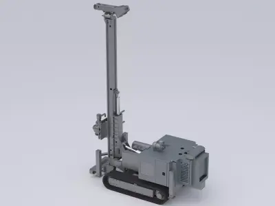 drilling rig 3D model