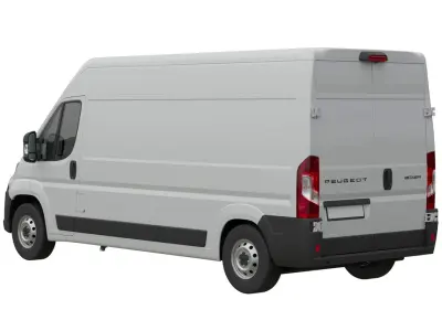 2024 Peugeot BOXER L3H2 Detailed interior 3D model