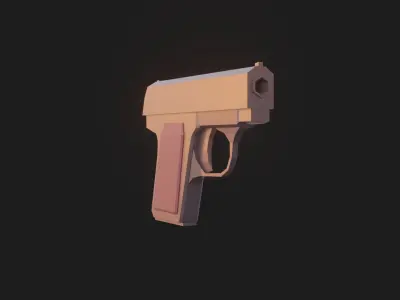 Weaponies - Colt25 Low-poly 3D model