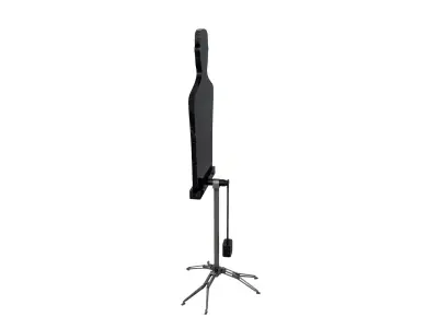 Rocking shooting target Low-poly 3D model
