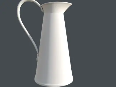 Copper pitcher 3D model