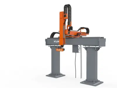 Linear Gantry Robot Adjustable 3D model