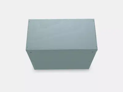 BROR Cabinet with 2 doors 1 Low-poly 3D model