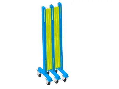 Folding Fence Free 3D model purchase