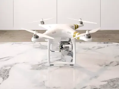 drone Modern aerial 3D model