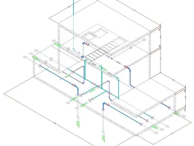 Valves station - Camin de vane Free 3D model