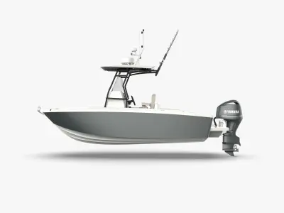 6 Meter Fishing Hard Top Boat  3D model
