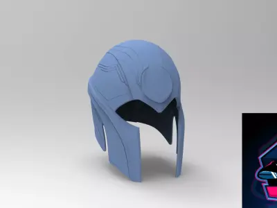  MAGNETO APOCALYPSE HELMET ready to 3dprint 3D model
