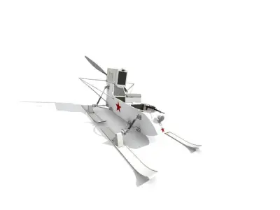 RF-8 Soviet Aerosan 3D model