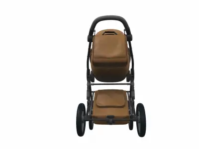 Baby stroller 04 3D model