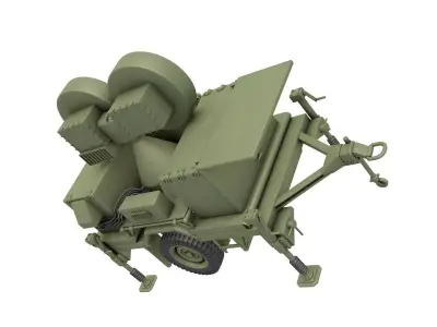 Radar AN MPQ 46 3D model