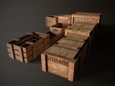 wooden crate - pack