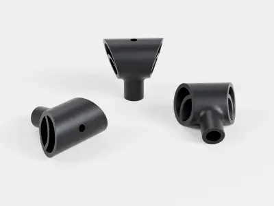 AR-15 JP Muzzle Brake Low-poly 3D model purchase