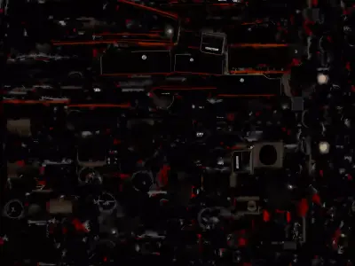 Vintage Steam Locomotive 3D Model Classic Industrial Train Low-poly 3D model