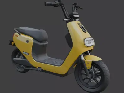 Stylized Electric Scooter 3D Model 3D model buy