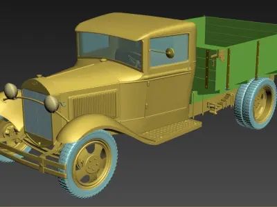 GAZ AA Free 3D model