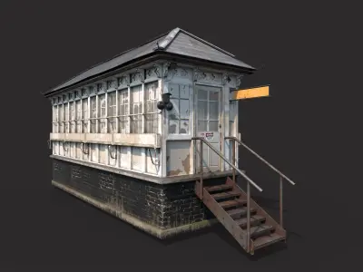 Old Signal Box 3D model