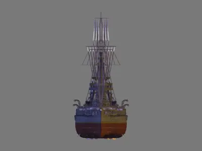 IJN Hyuga 3D model