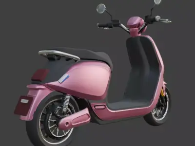 Electric Scooter 3D Model 3D model shop
