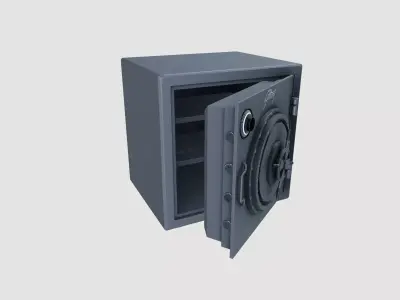 Iron safe 3D model