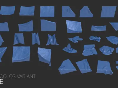 Tarp Assets Collection 3D Model Pack