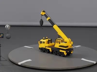 Crane Toy 3D Model Free 3D model