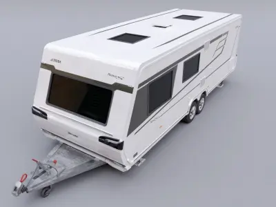 Eriba Nova S690 Hymer Low-poly 3D model