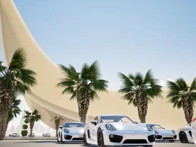 Masjith competition concept model 3D model