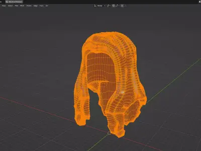 Custom3Dprint Minifigure Accessory - Minifigure Hair S2 - 101 3D print model