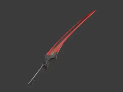 Crimson Blade 3D model