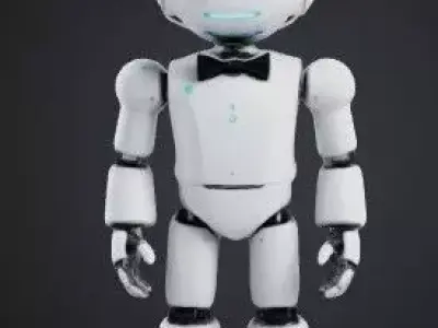 Robot butler 3D model