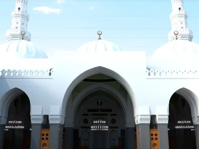 Masjid Quba 3D model