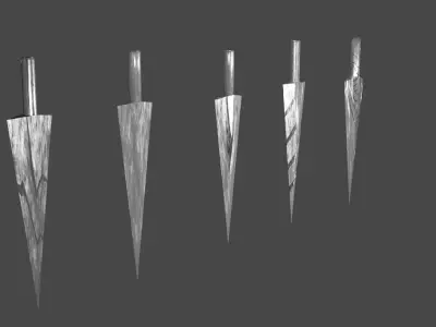 nails from hollow knight low-poly Low-poly 3D model