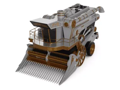 Combine Harvester 3D model