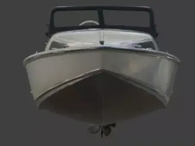 WWII Amphibious Car 3D Model Low-poly 3D model