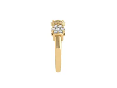 Solitaire Engagement Ring 3D print model 86