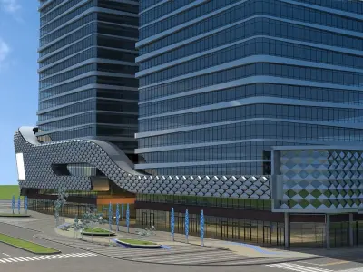 Shopping Mall 3 3D model purchase