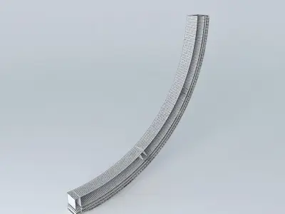 BTE Graviity wheel quarter section Free 3D model