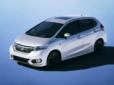 Honda Fit 2018 Low-poly 3D model