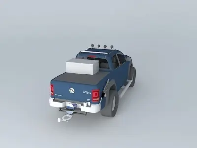 Volkswagen Amarok  Arctic Truck Free 3D model
